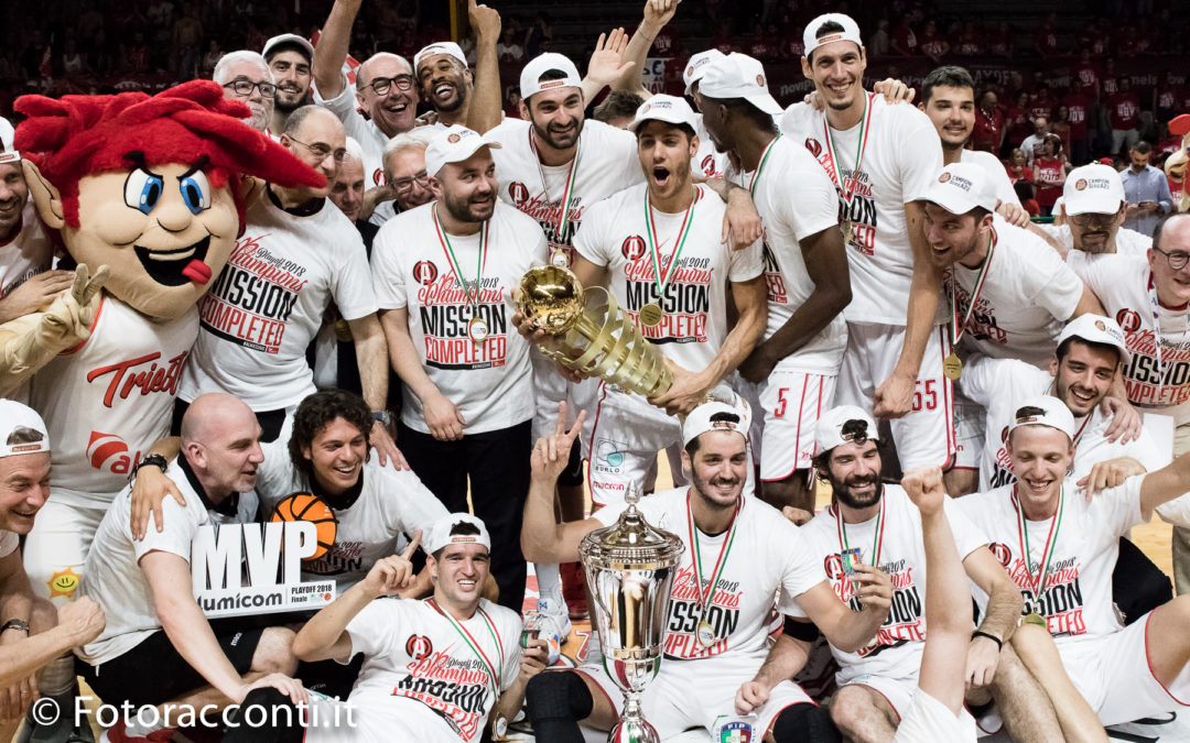 Trieste è tornata… nella serie A di basket