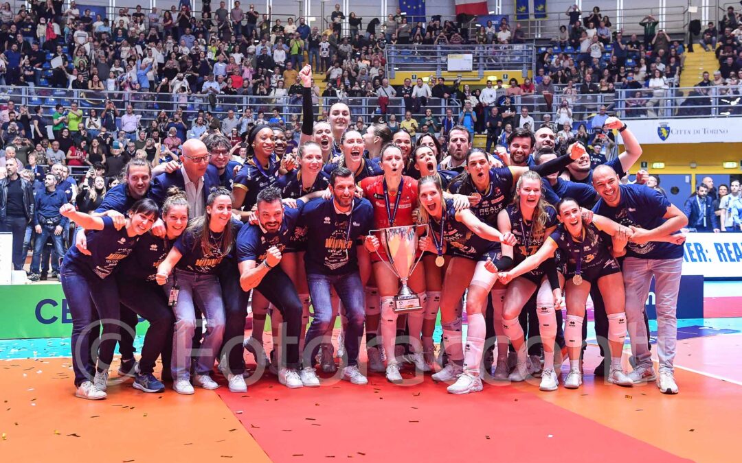 Chieri volley regina d’Europa: la Coppa CEV è sua